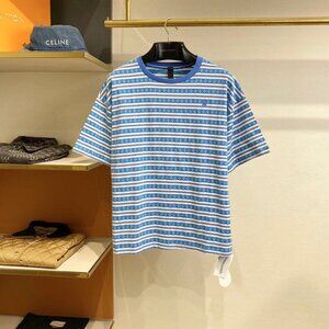 Chrome Hearts striped jacquard sword embroidered short sleeves